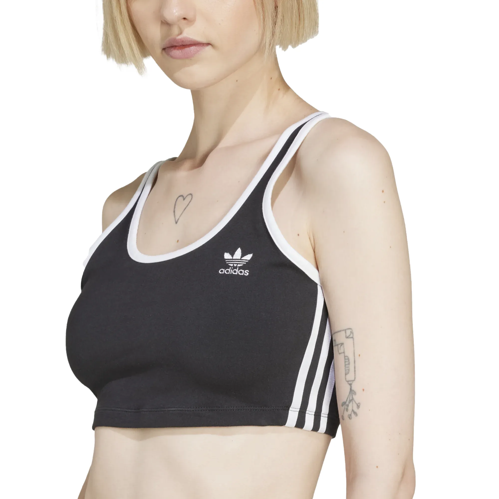 adidas 3s Bra Top Black/White JD4612