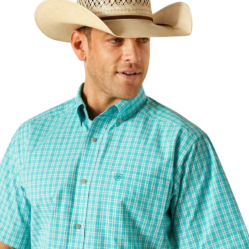 'Ariat' Men's Pro Series Jensen Classic Fit Button Down - Turquoise