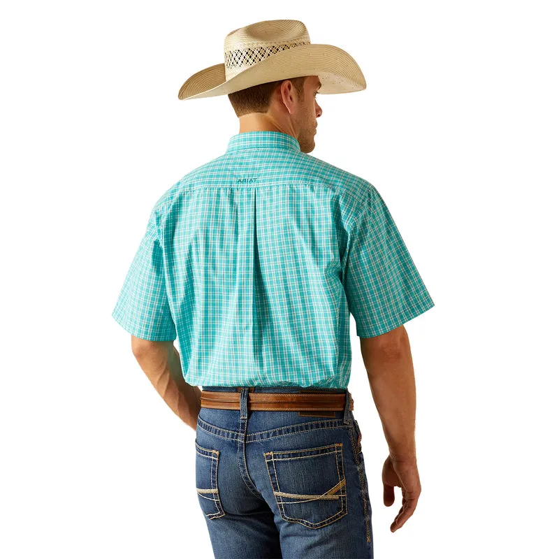 'Ariat' Men's Pro Series Jensen Classic Fit Button Down - Turquoise