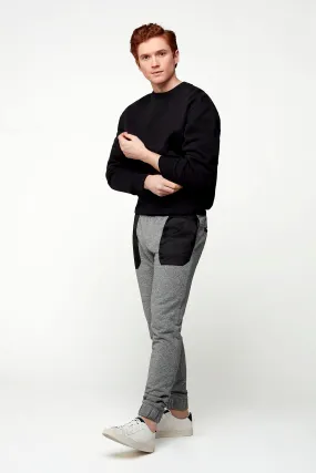 AXEL - Pull-On French Terry Jogger - Grey Heather