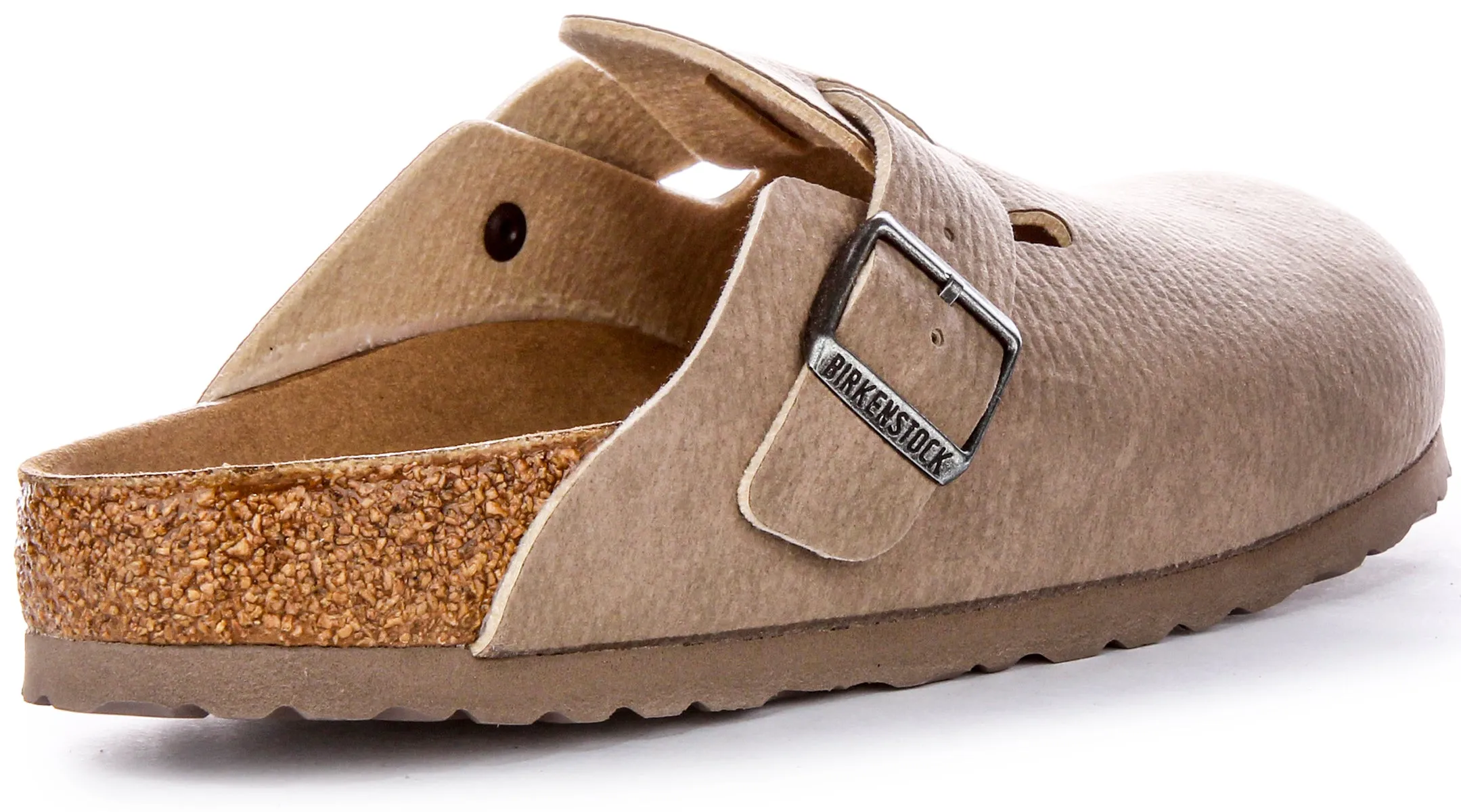 Birkenstock Boston BS In Taupe | Narrow Fit