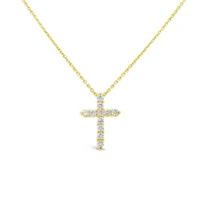 Clara by Martin Binder Diamond Cross Necklace (0.47 ct. tw.)