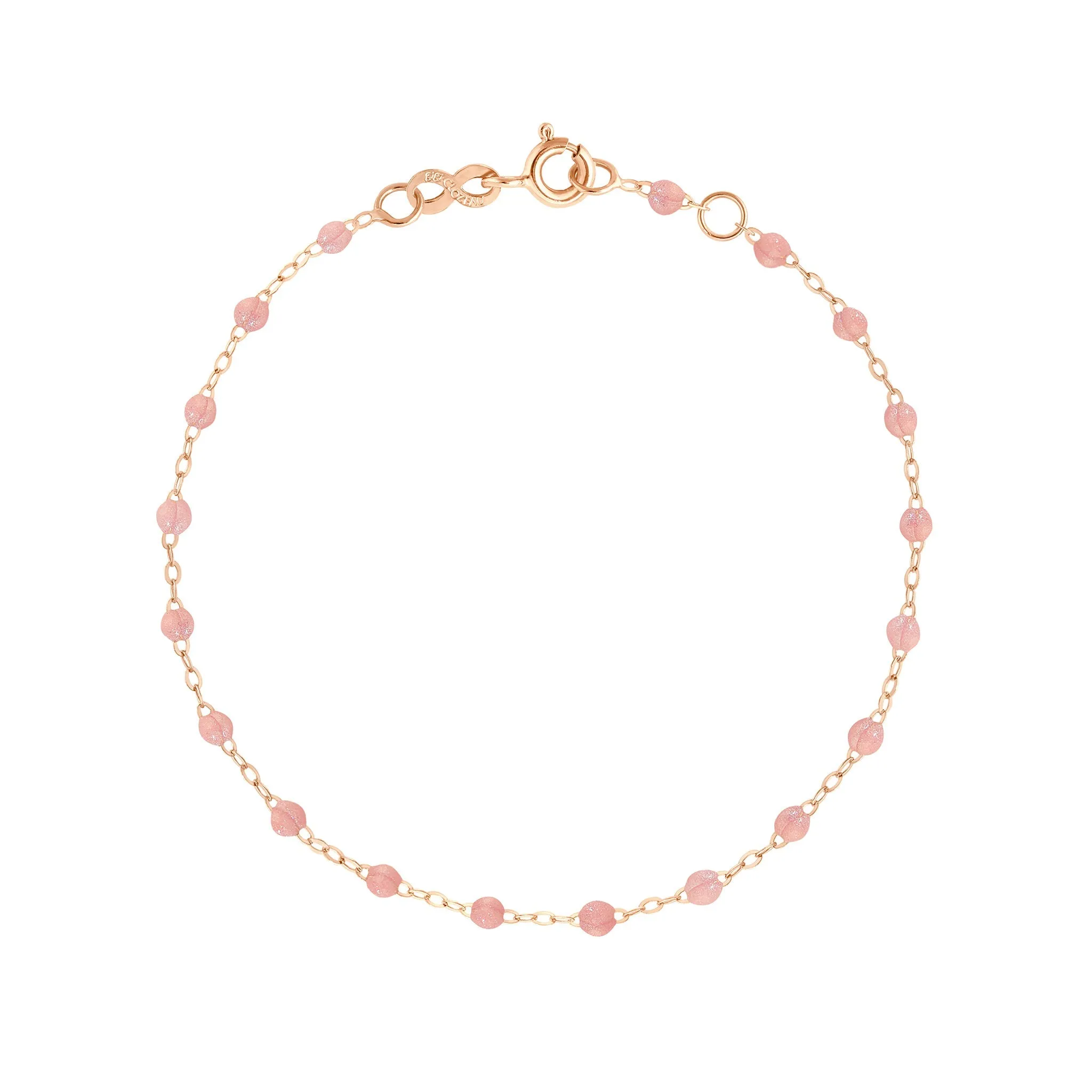 Classic Gigi Blush bracelet, Rose Gold, 6.7"