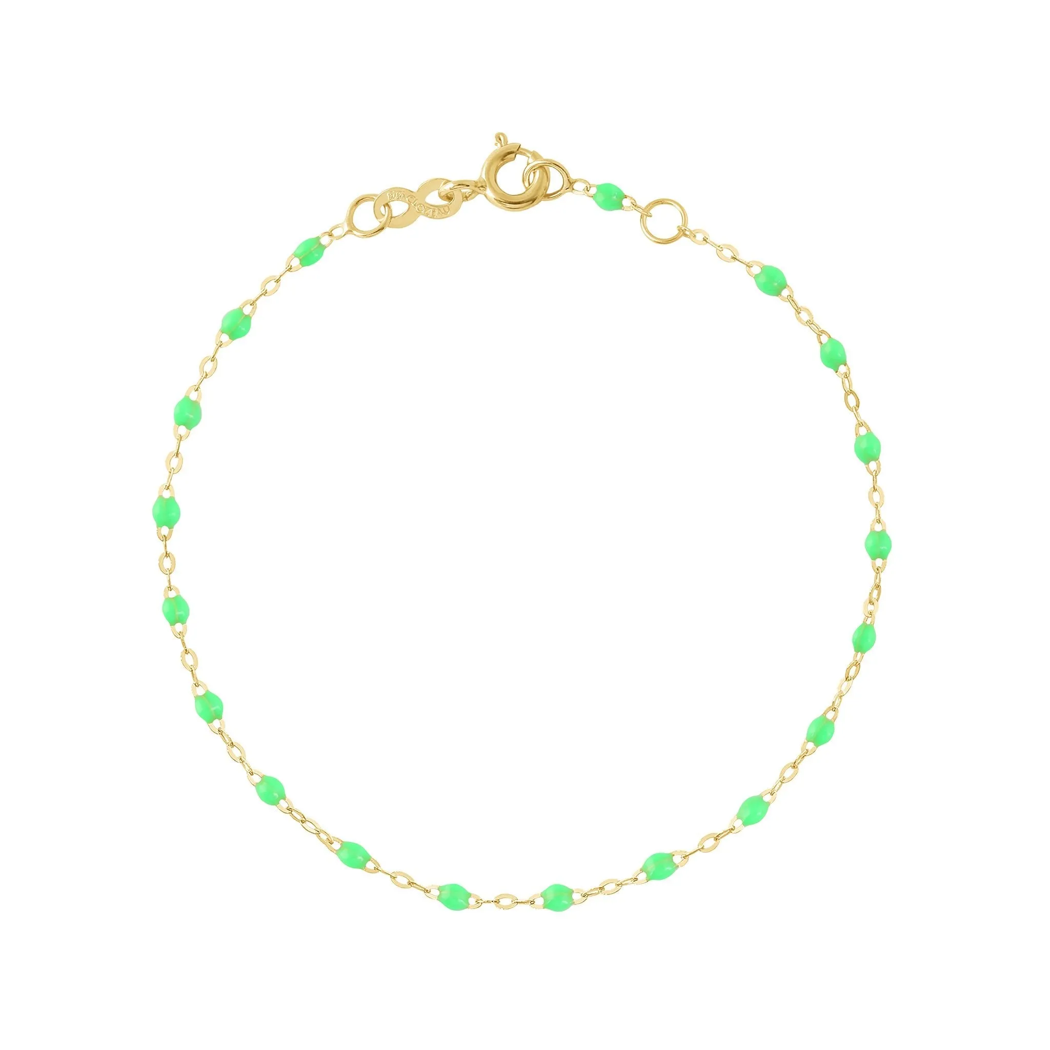 Classic Gigi Neon bracelet, Yellow Gold, 7.5"