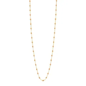 Classic Gigi Nude sautoir, Yellow Gold, 23.6"