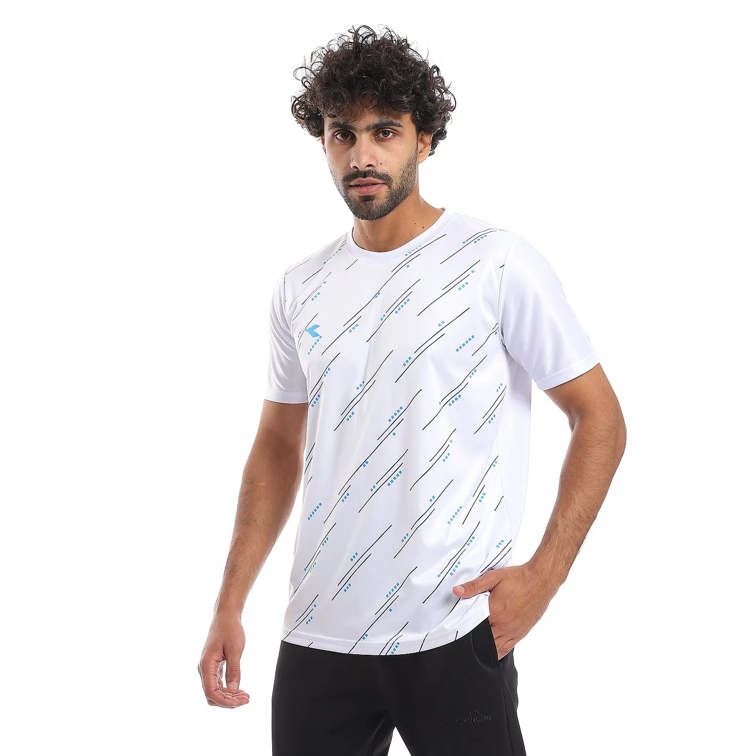 Diadora Men Sports Printed T-Shirt