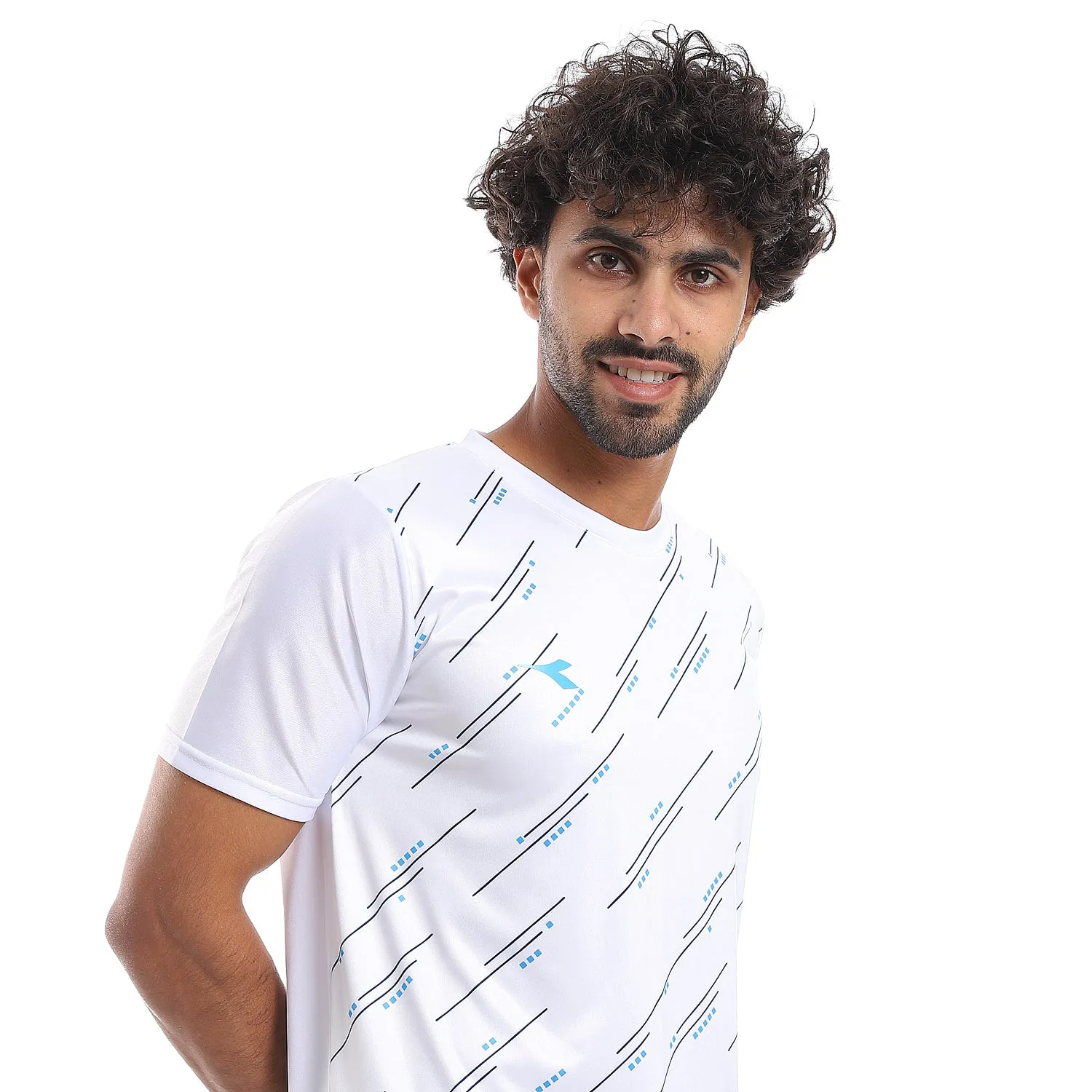 Diadora Men Sports Printed T-Shirt