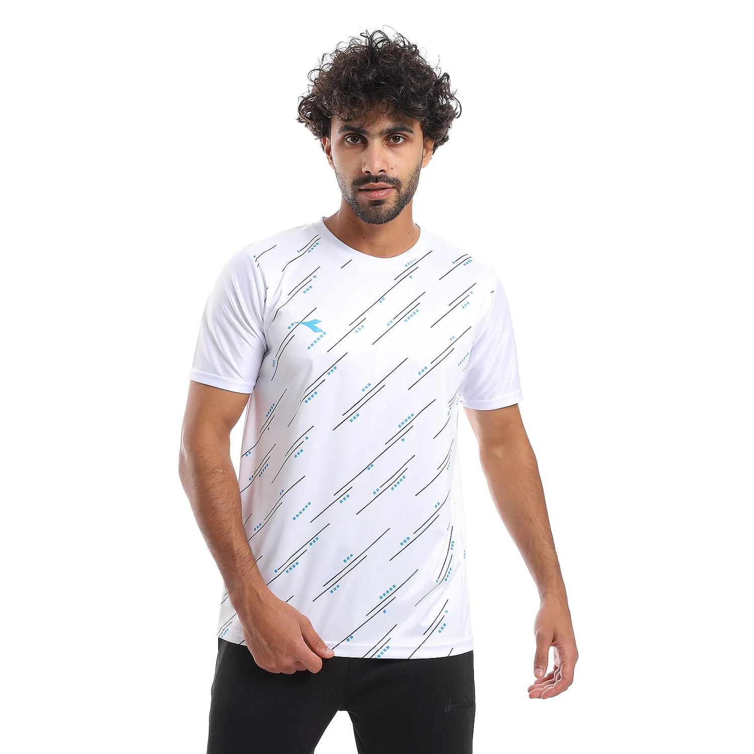 Diadora Men Sports Printed T-Shirt