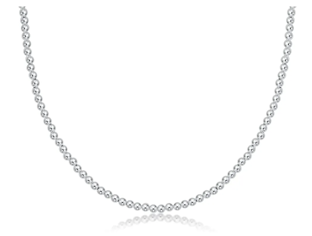 E Newton 17'' Choker Classic Sterling Bead