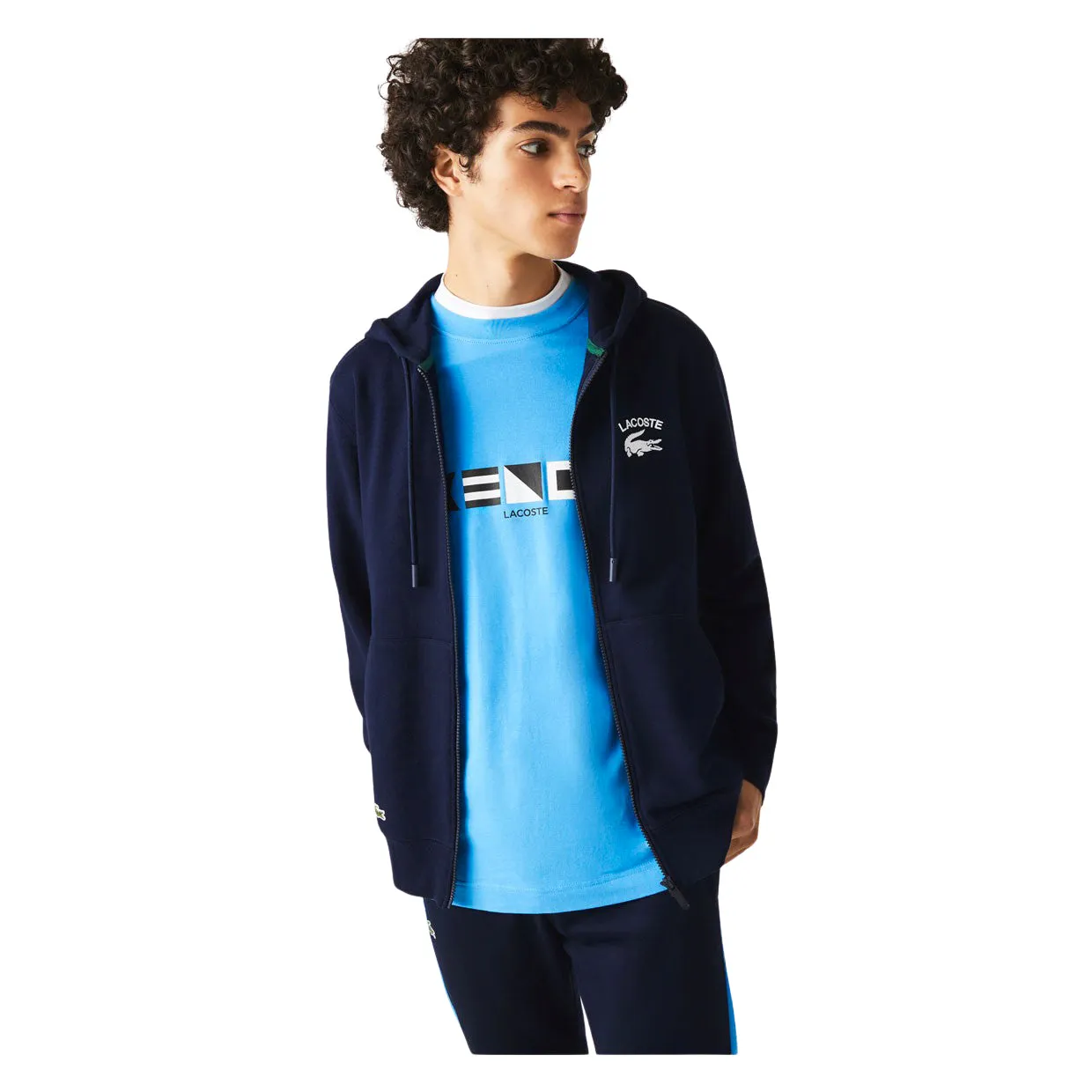 Felpa Uomo Lacoste Classic Fit Blu