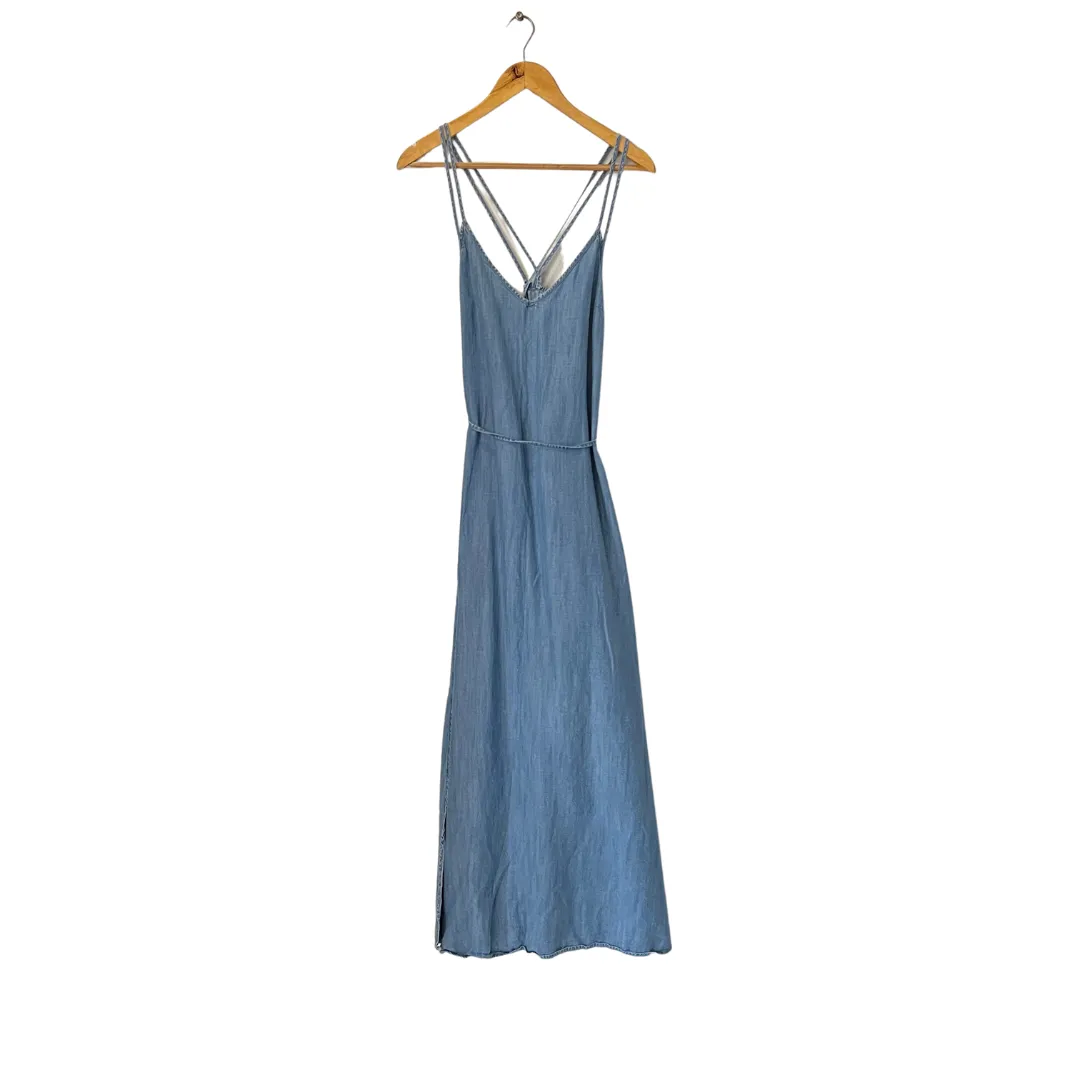 Gap Blue Denim Maxi Dress | Pre Loved |