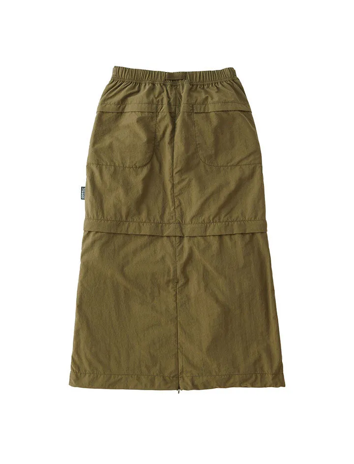 Gramicci Convertible Micro Ripstop Skirt Army Green