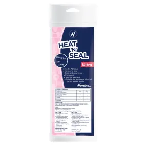 Hemline Heat 'n' Seal Ultra Iron On Adhesive: 93 x 43cm