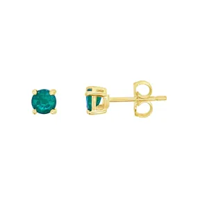 Irisa by Martin Binder Emerald Stud Earrings