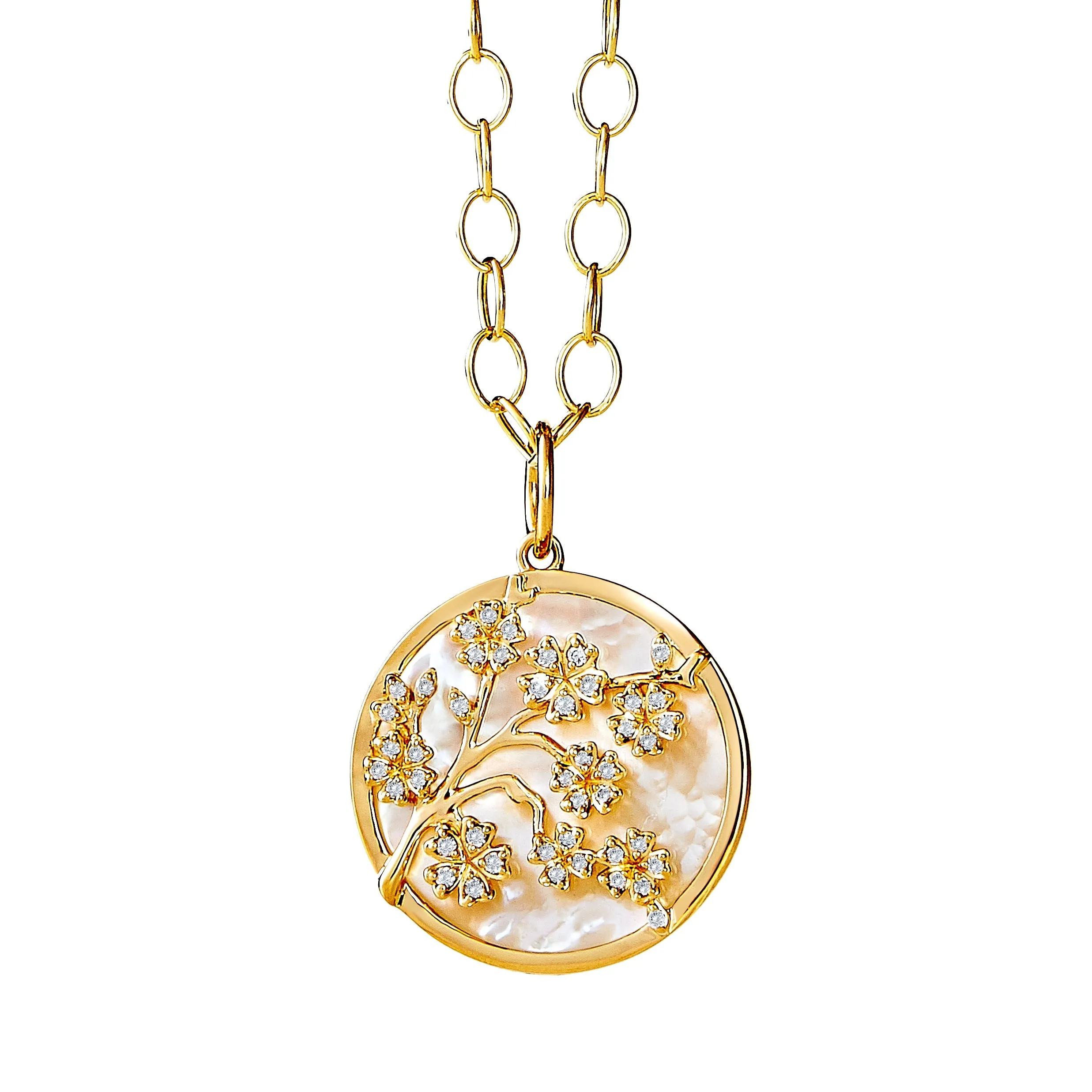 Jardin Mother of Pearl Pendant