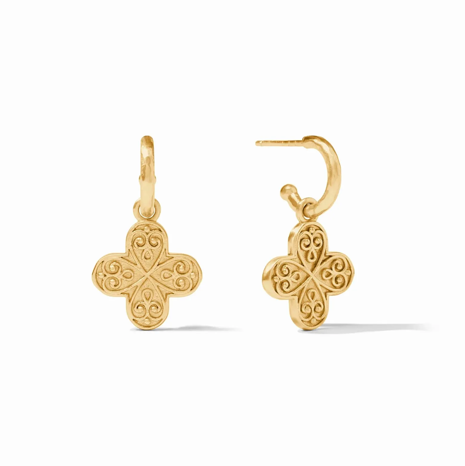 Julie Vos Malta Corinth Hoop & Charm Earring