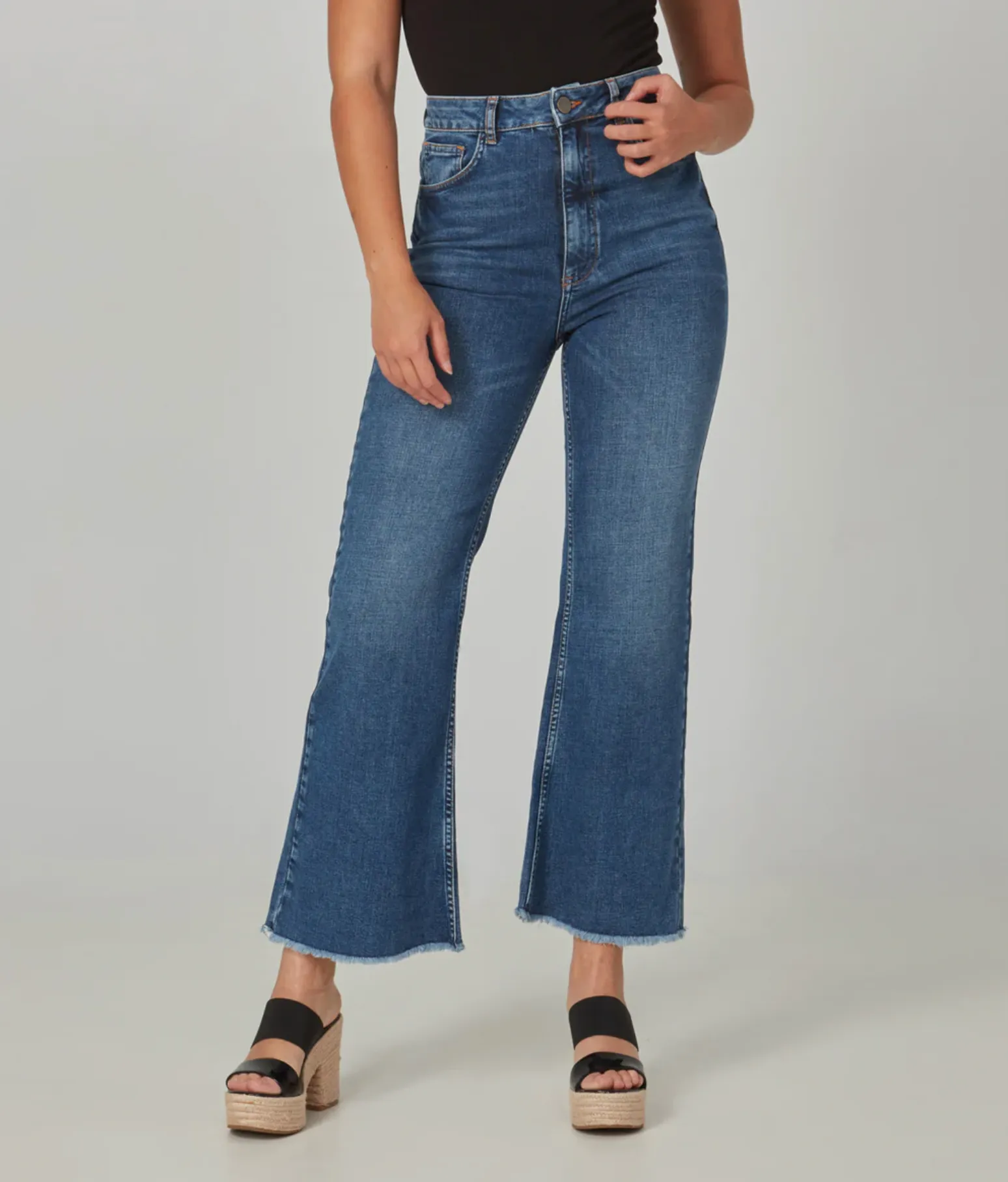 Lola Stevie jeans, high-rise flare