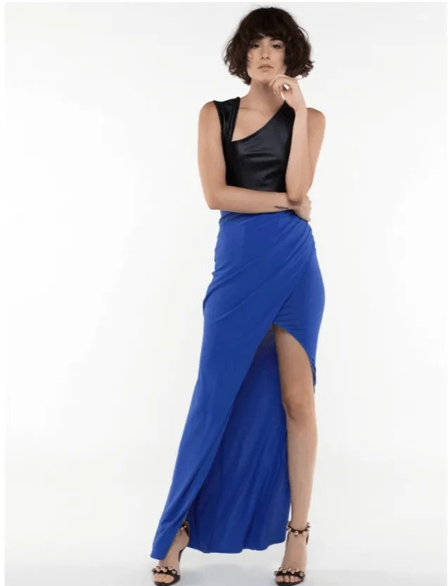 Long Skirt with Slit