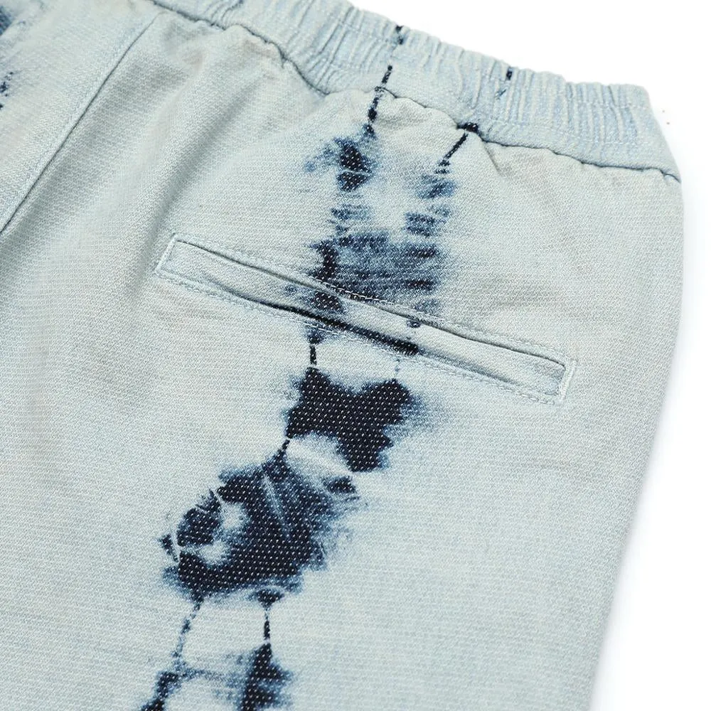 Men's Tie-Dyed Denim Shorts