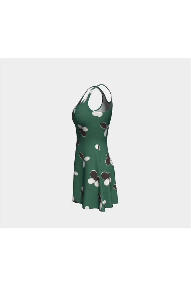 Myrtle Green Grand Flare Dress