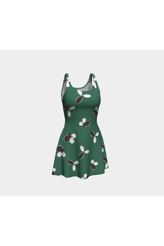 Myrtle Green Grand Flare Dress