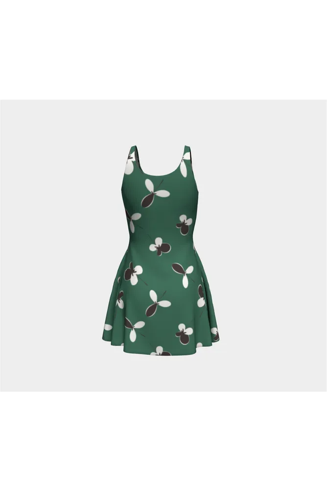 Myrtle Green Grand Flare Dress