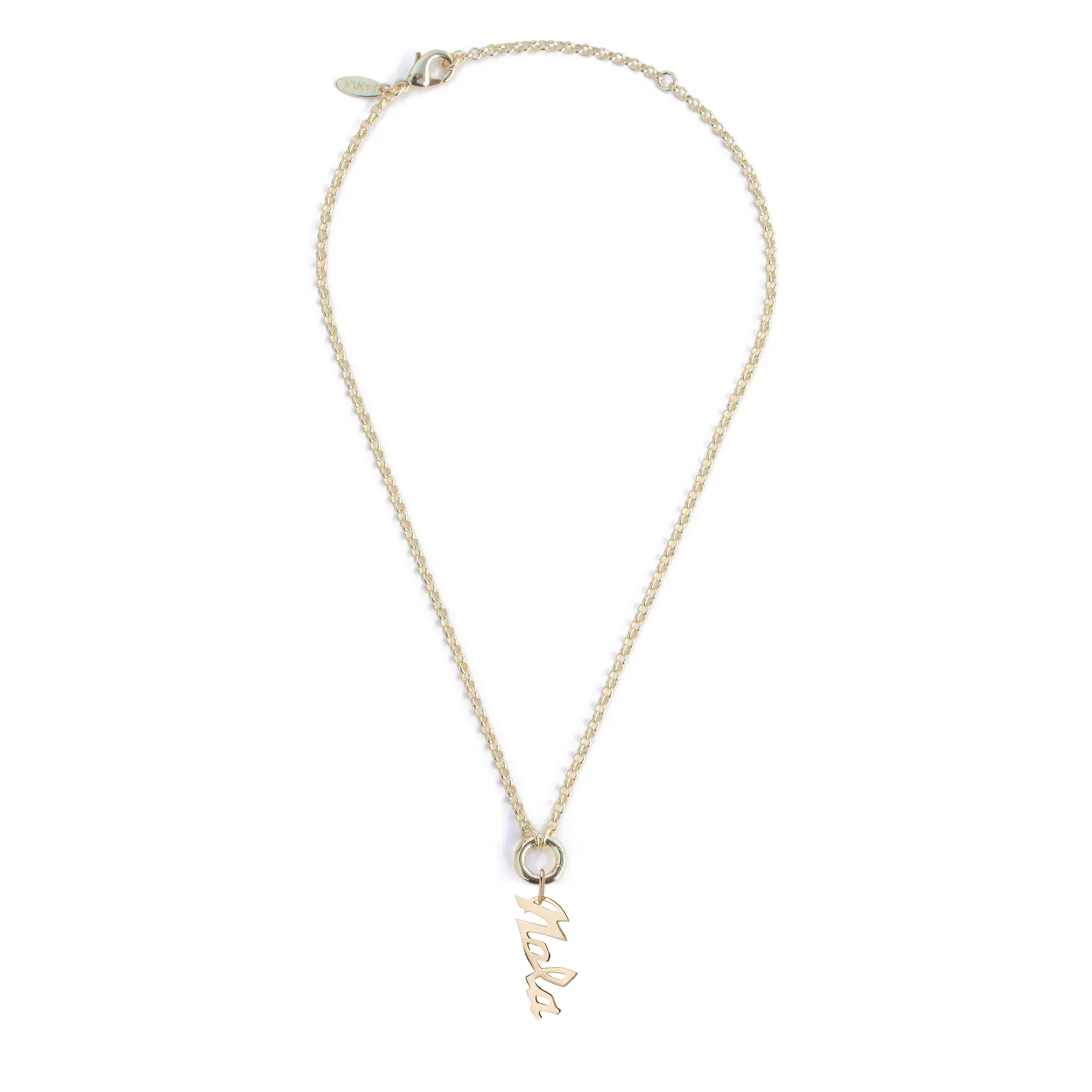 NOLA Script Charm Necklace