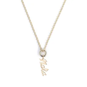 NOLA Script Charm Necklace