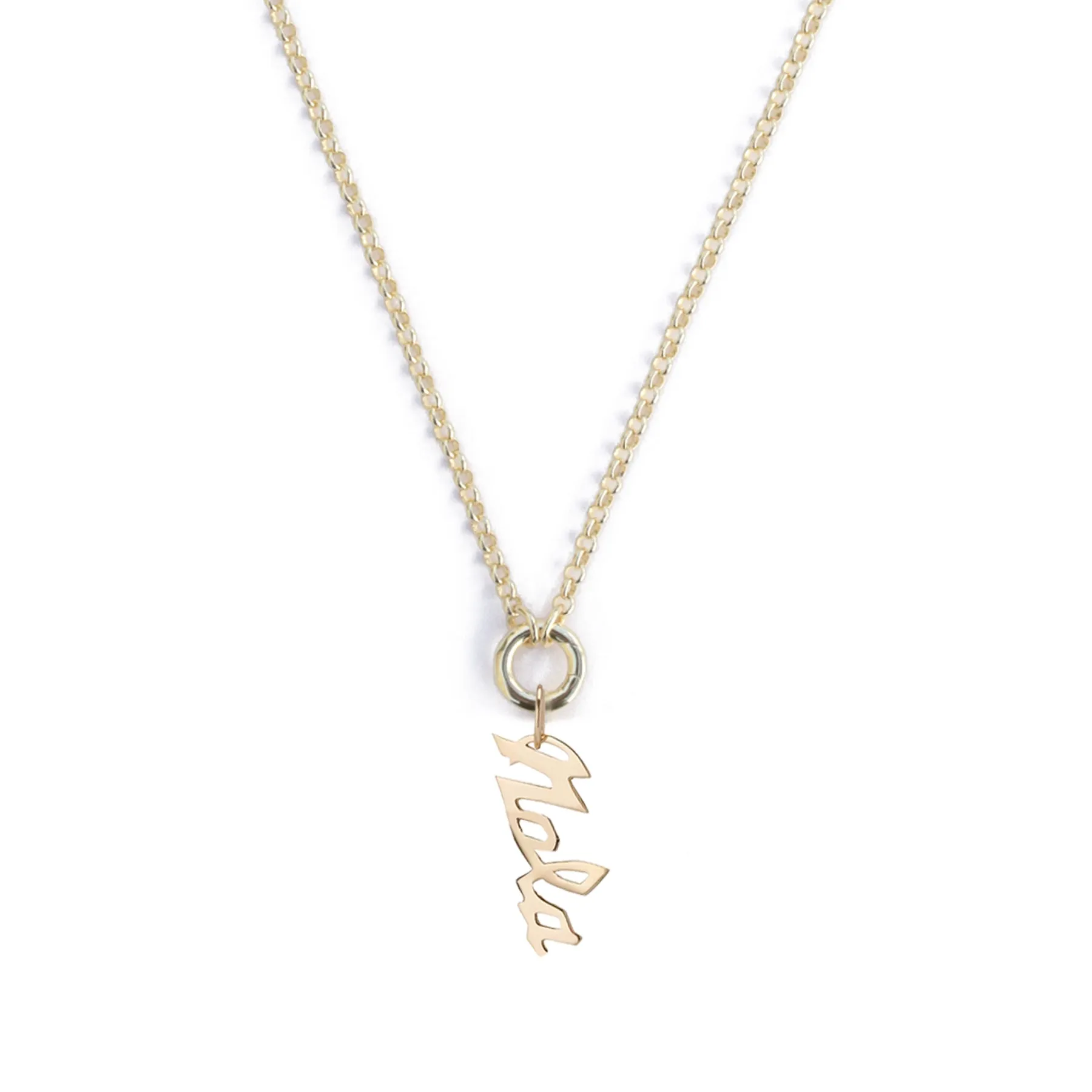 NOLA Script Charm Necklace