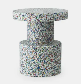 Normann Copenhagen Bit Stool in White Multi