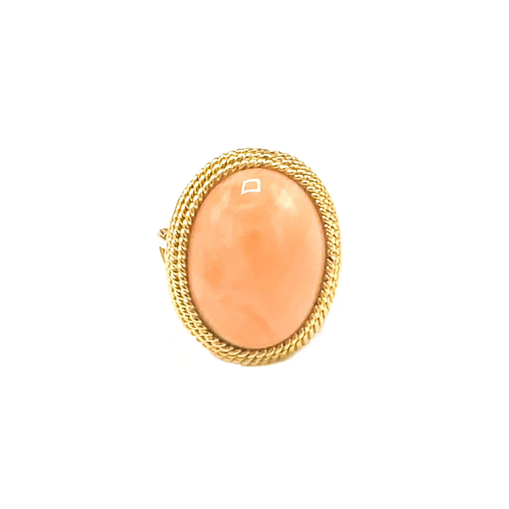 Peach Coral Ring