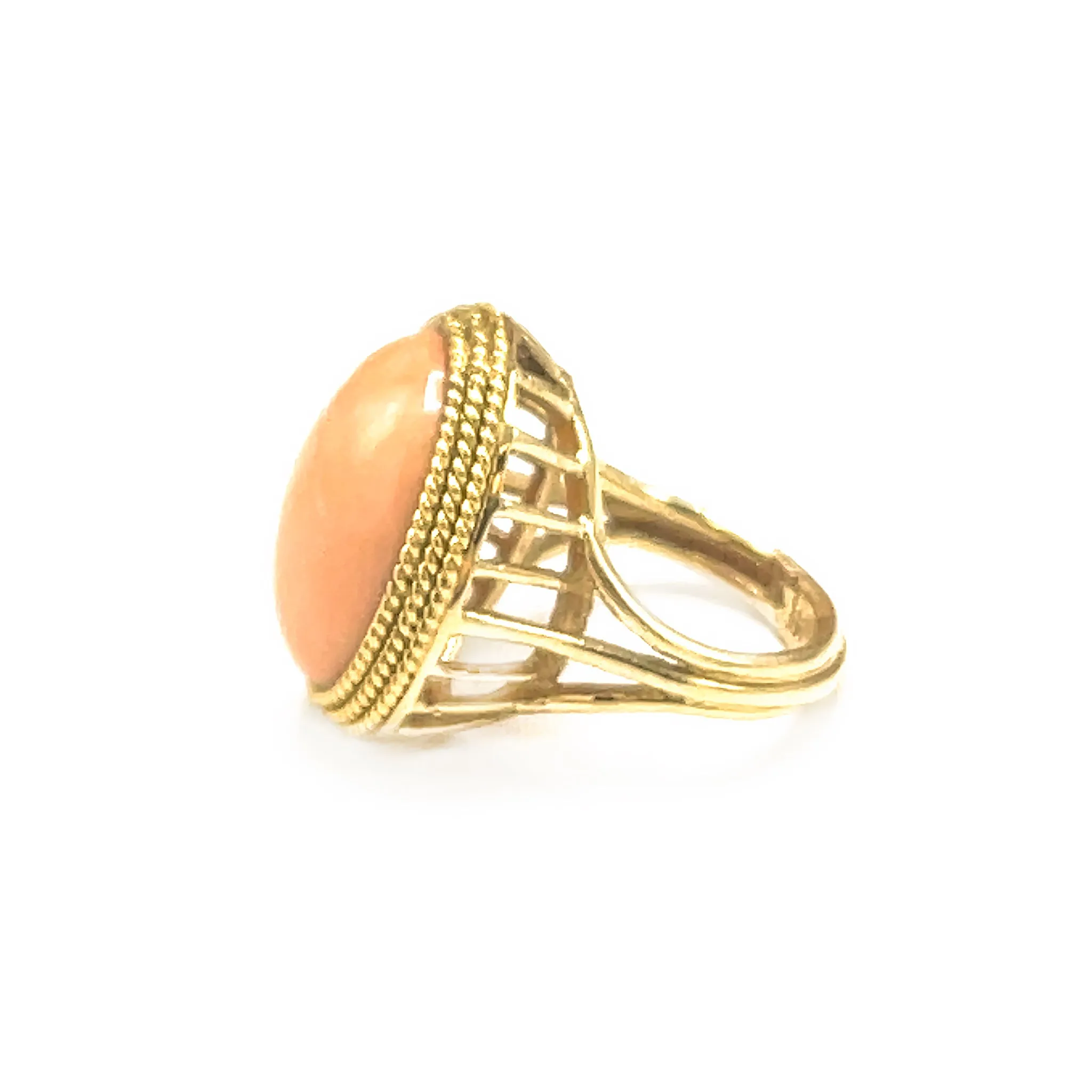 Peach Coral Ring