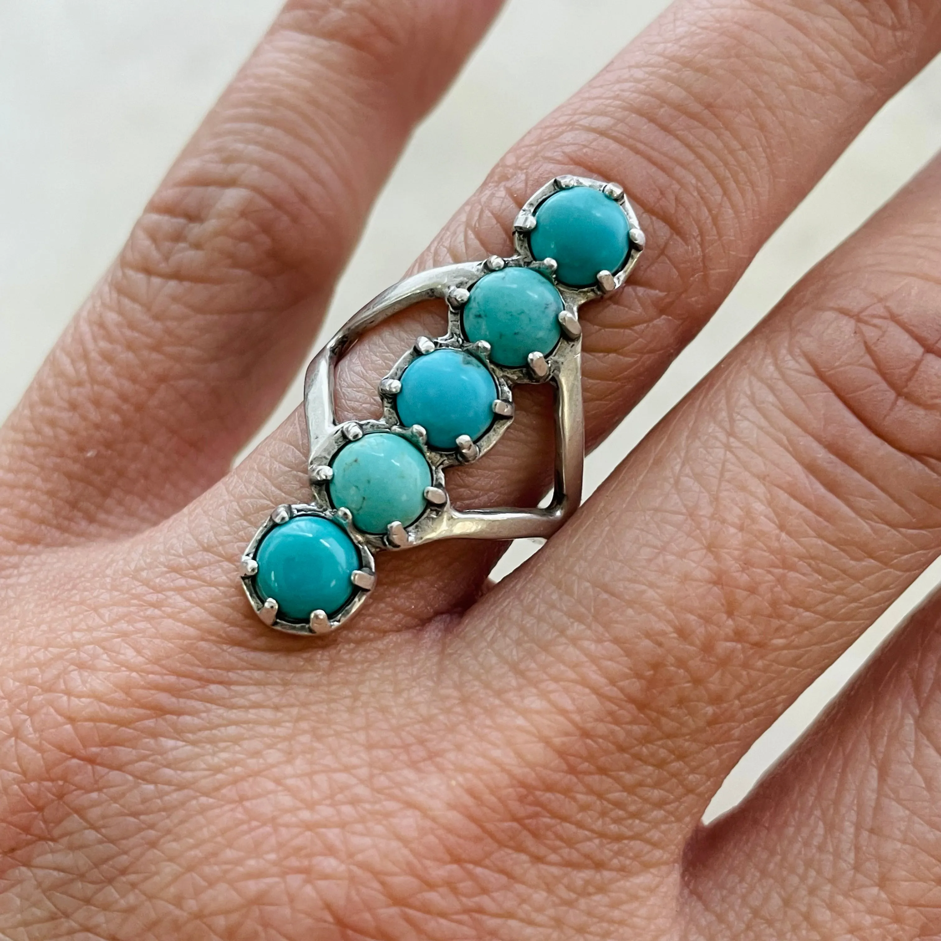 ROW RING - TURQUOISE