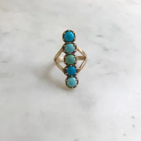 ROW RING - TURQUOISE