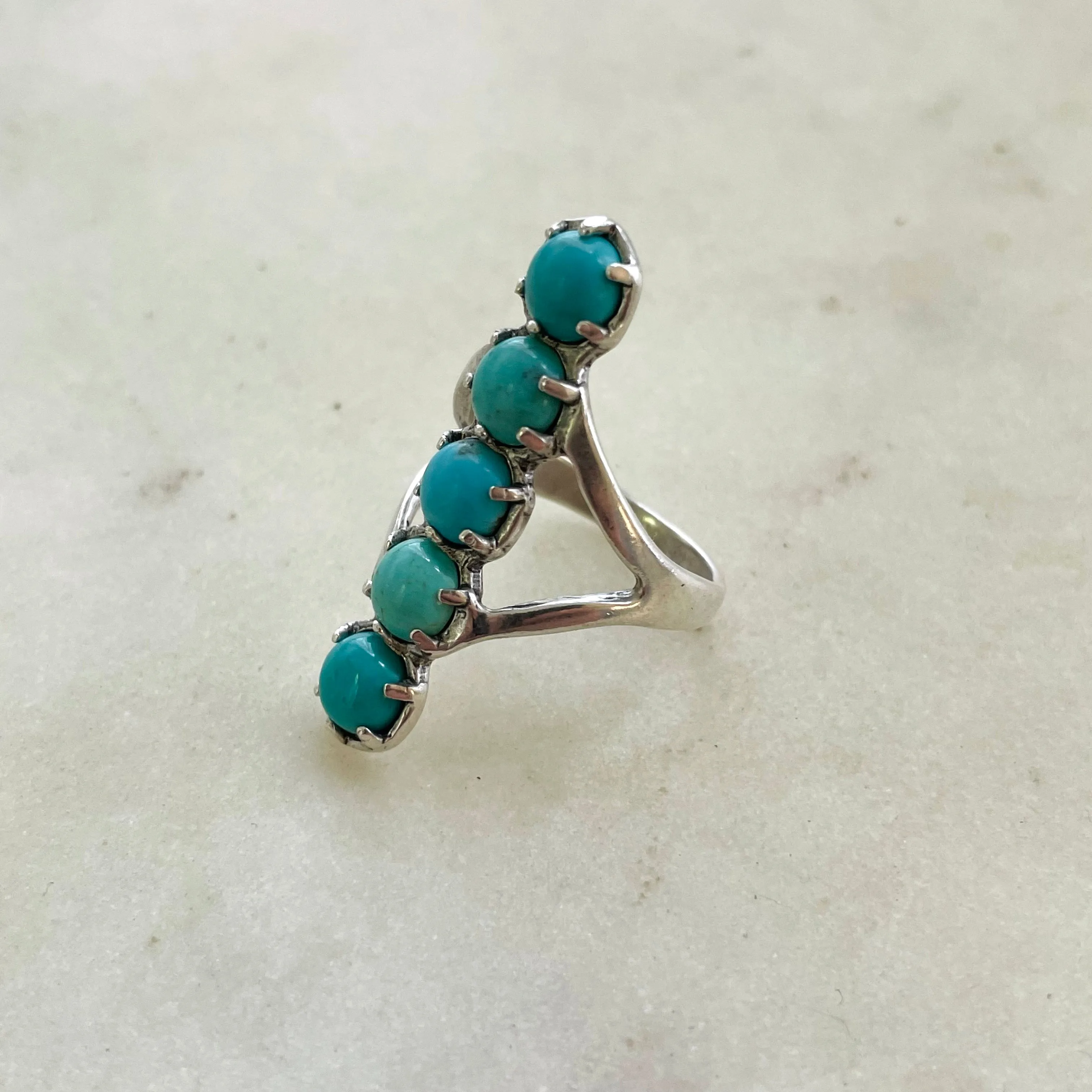 ROW RING - TURQUOISE