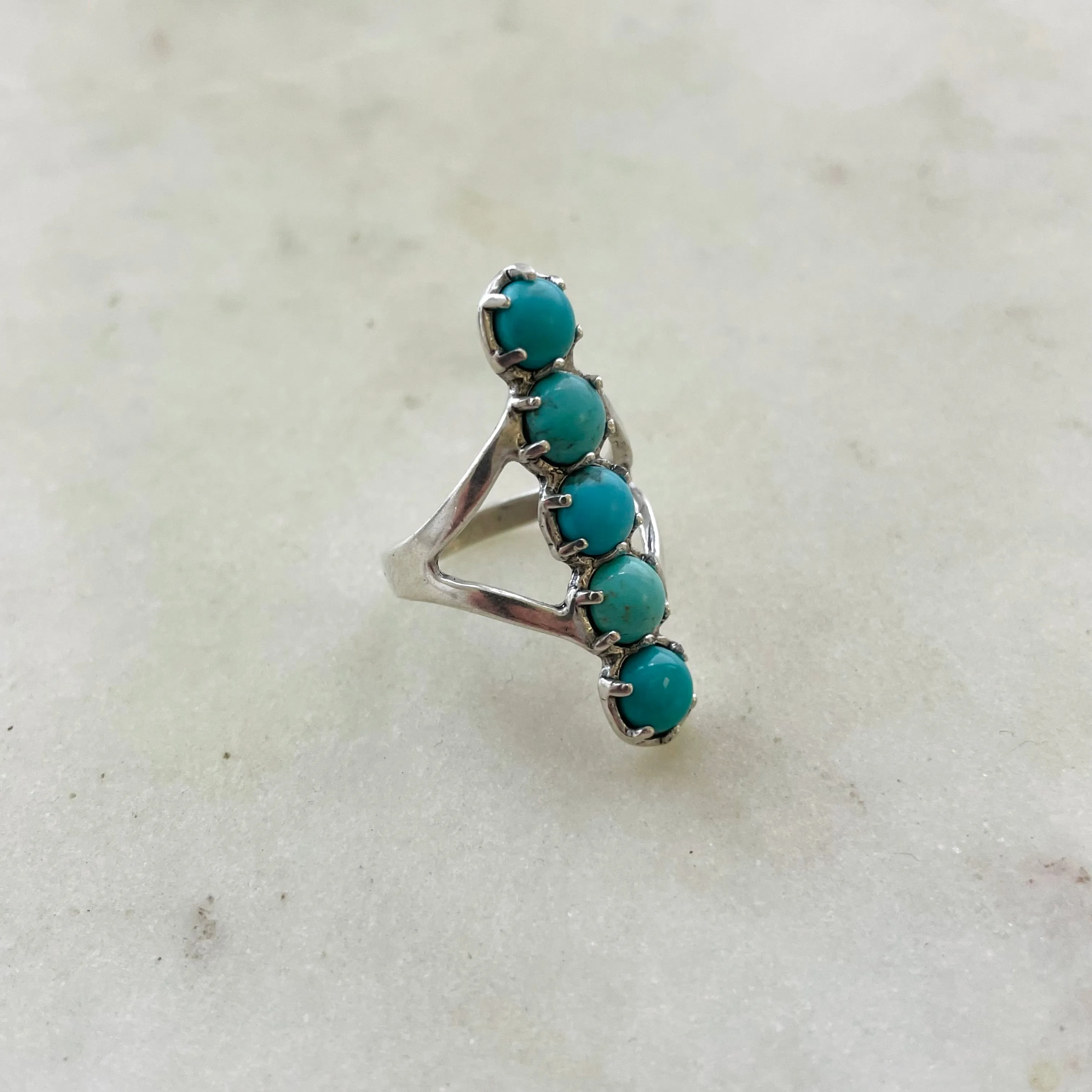 ROW RING - TURQUOISE