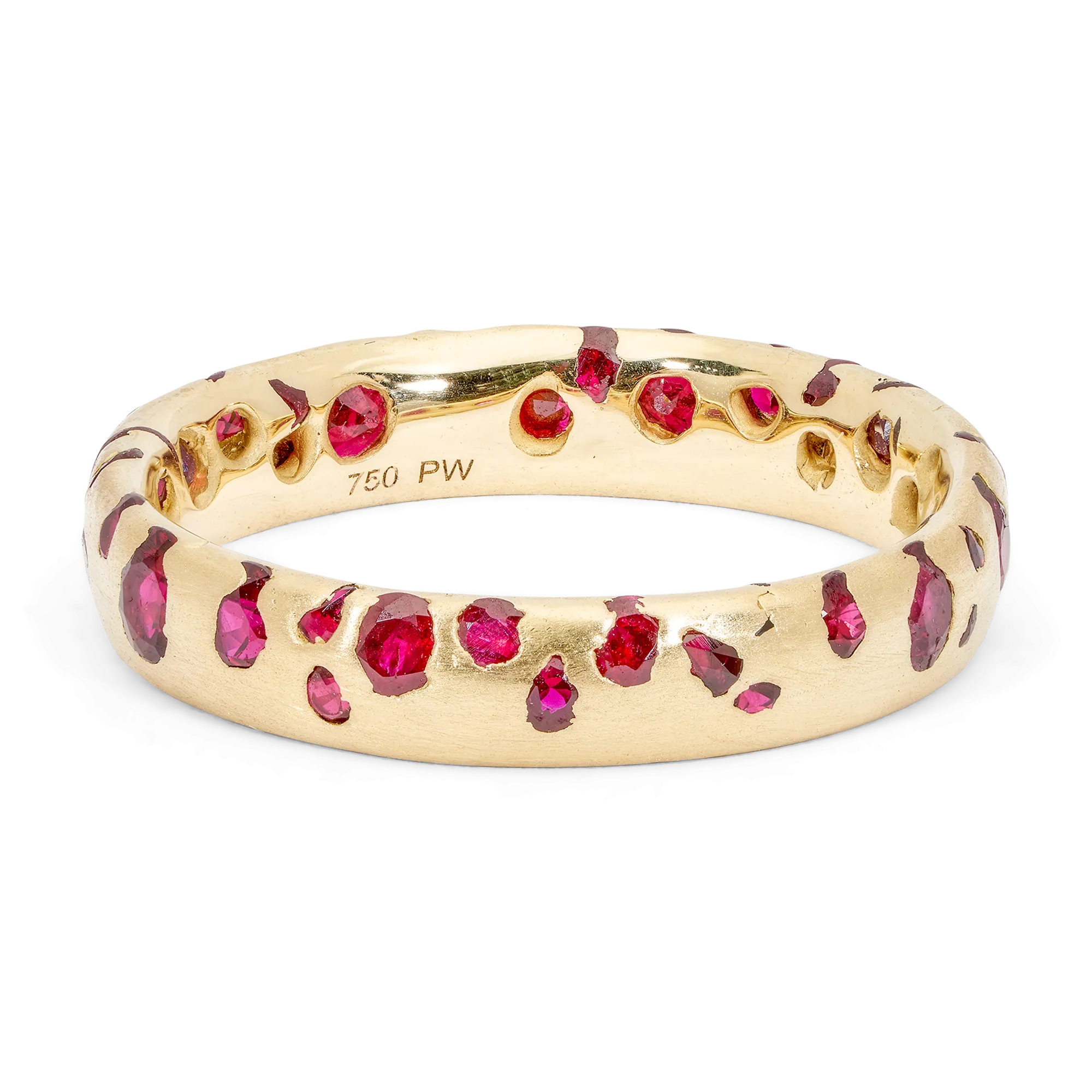 Ruby Confetti Ring - Made to Order