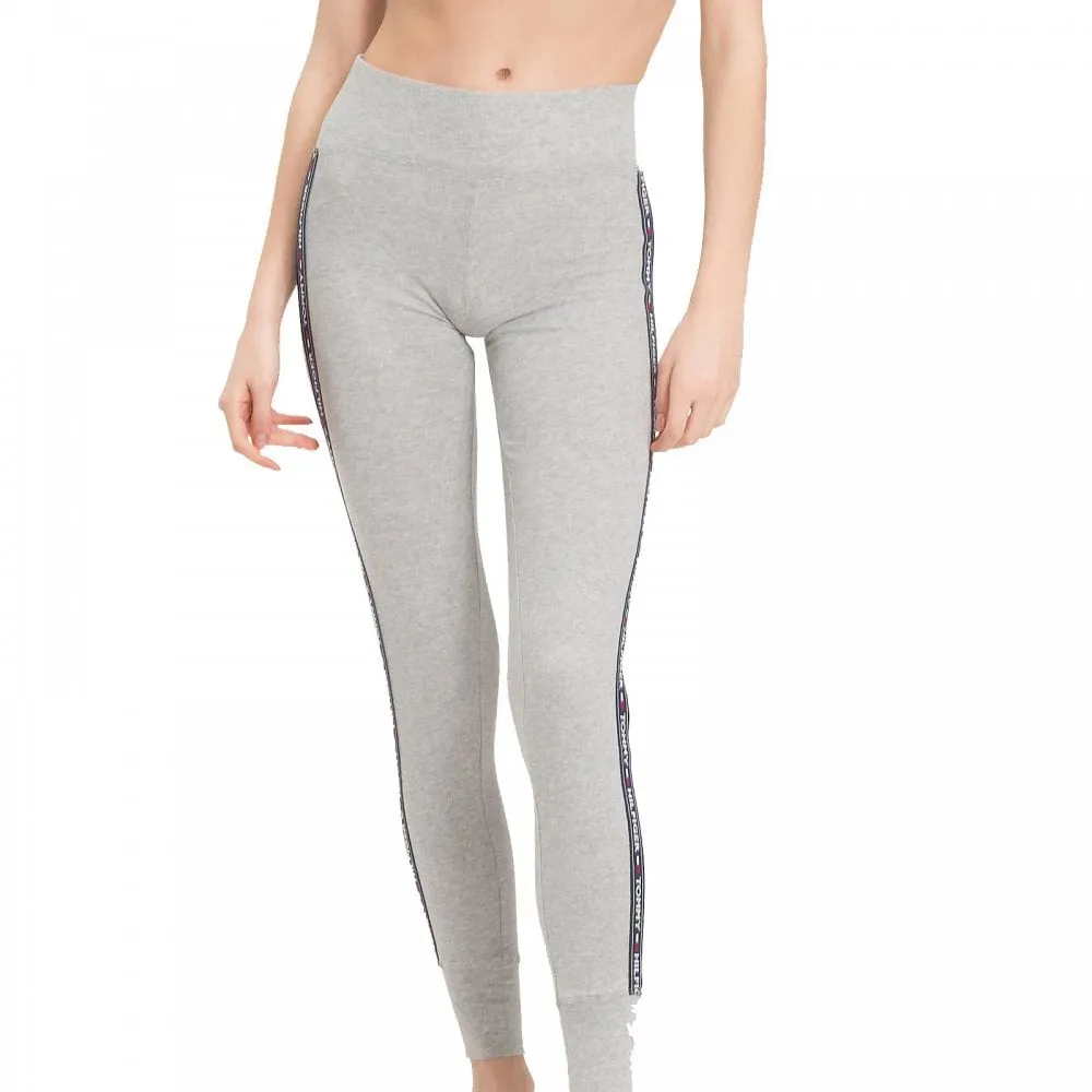 Side Logo Leggings, Grey