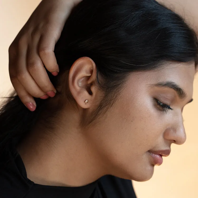 Starry Shroom Stud Earrings