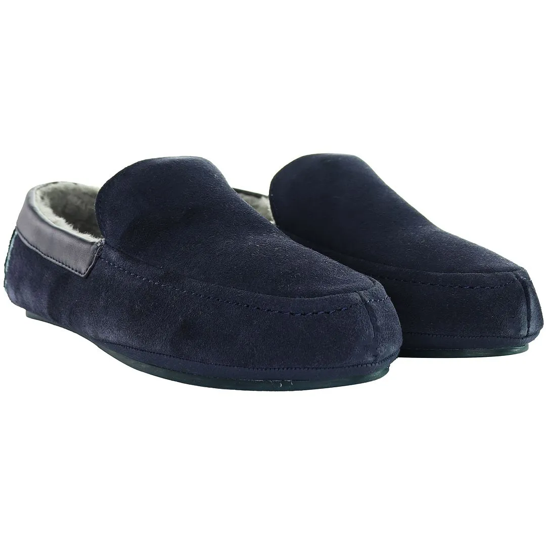 Ted Baker Vallent Mens Navy Moccasin Slippers