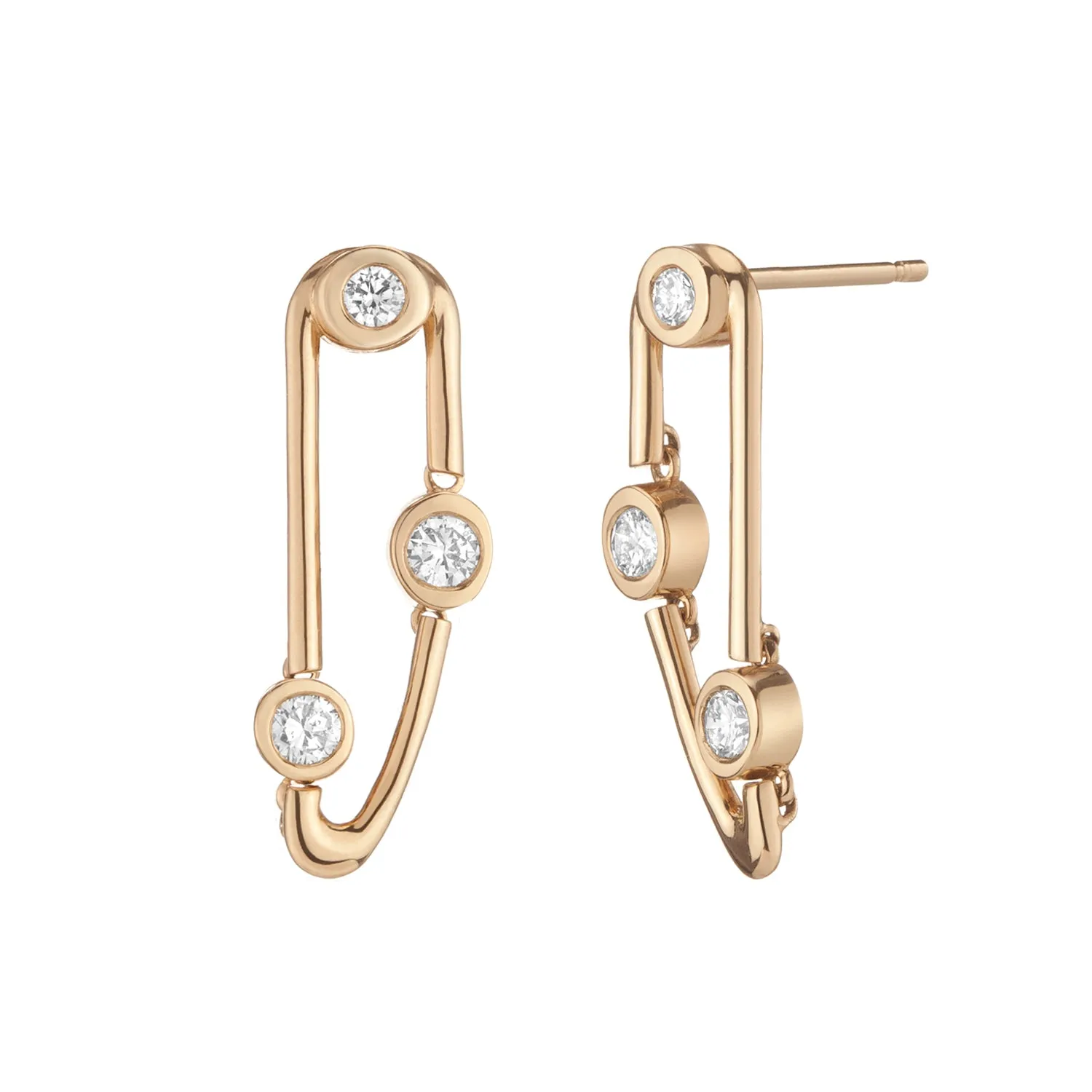 West End Diamond Drop Earrings